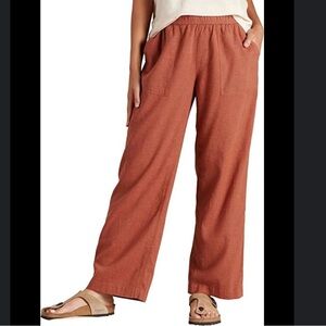 Toad&Co W’s Taj Hemp Pants - size M - good preowned condition 🧡